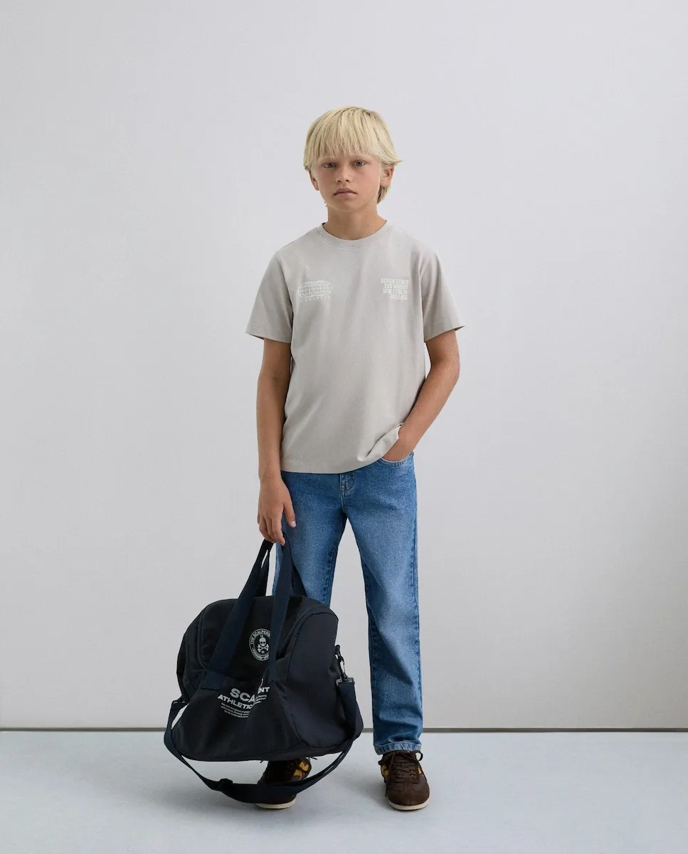 Детская футболка из органического хлопка с коротким рукавом Scalpers, серый
Детская футболка из органического хлопка с коротким рукавом Scalpers, серый