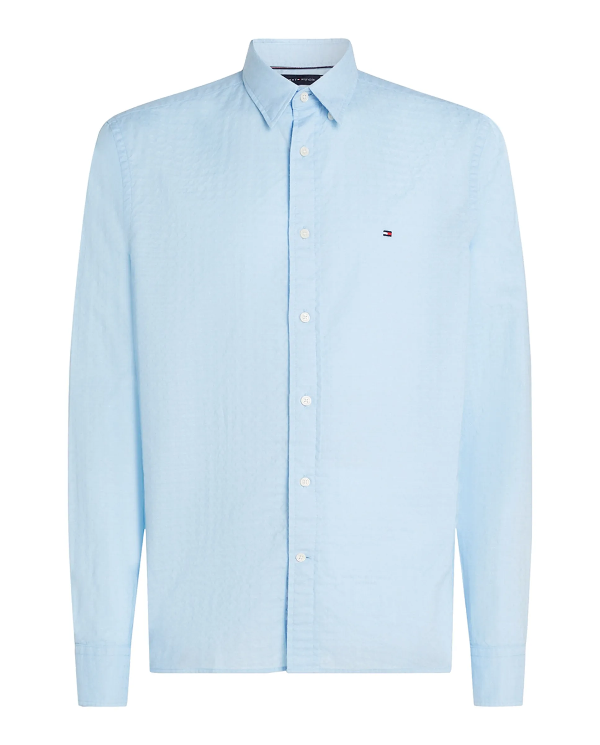 Мужская однотонная рубашка с фактурной тканью Tommy Hilfiger, светло-голубой
Мужская однотонная рубашка с фактурной тканью Tommy Hilfiger, светло-голубой