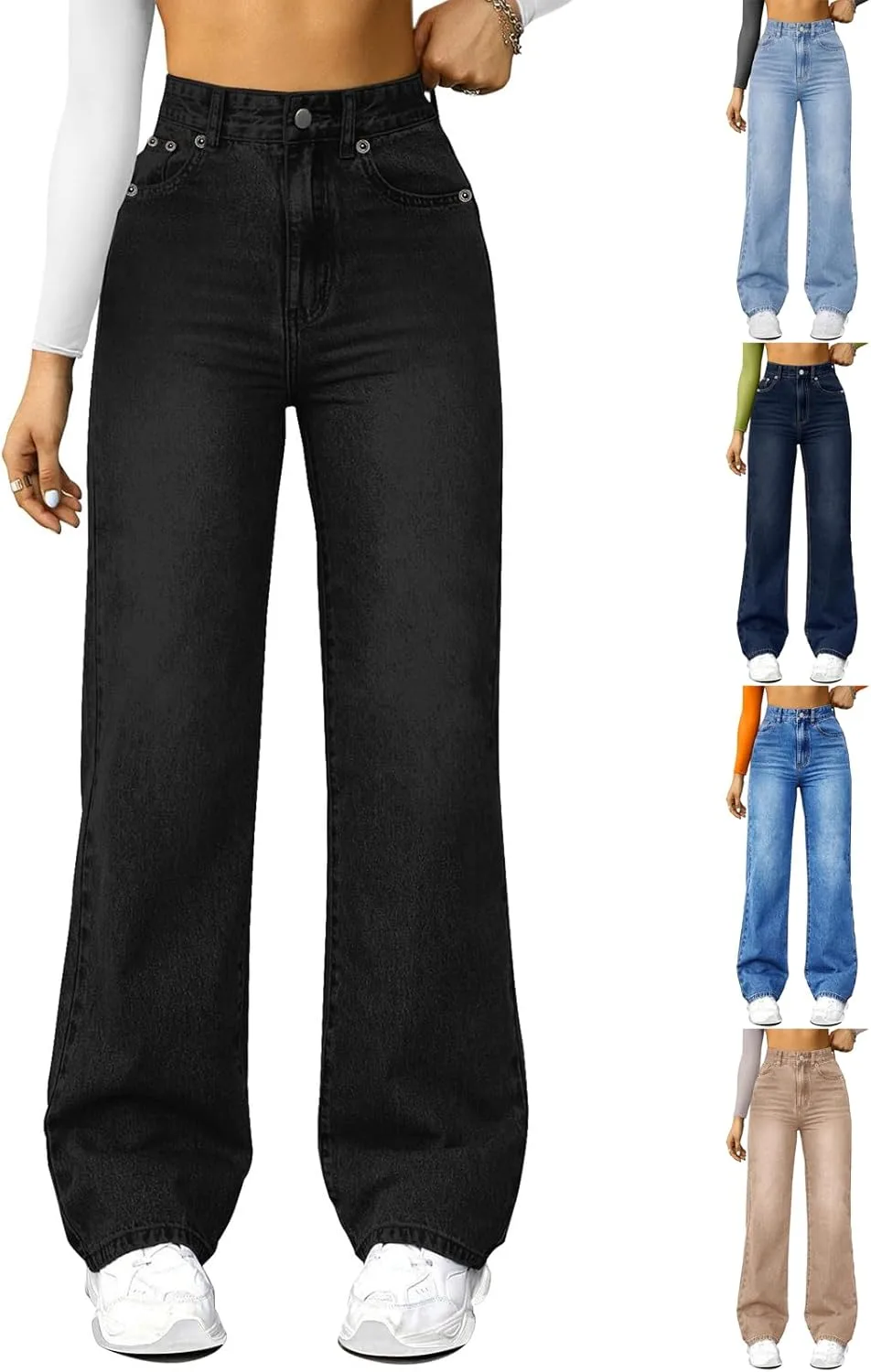 Джинсы Wide Leg с эффектом коррекции живота и подтяжки ягодиц
Джинсы Wide Leg с эффектом коррекции живота и подтяжки ягодиц