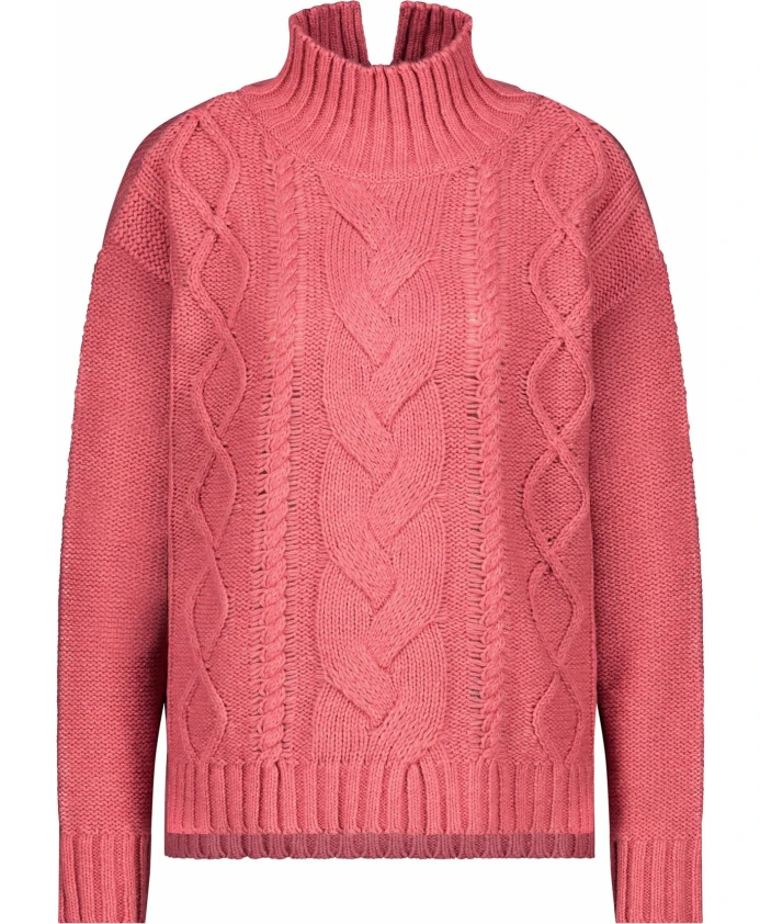 Свитер с высоким воротником Monari, розовый
Свитер с высоким воротником Monari, розовый