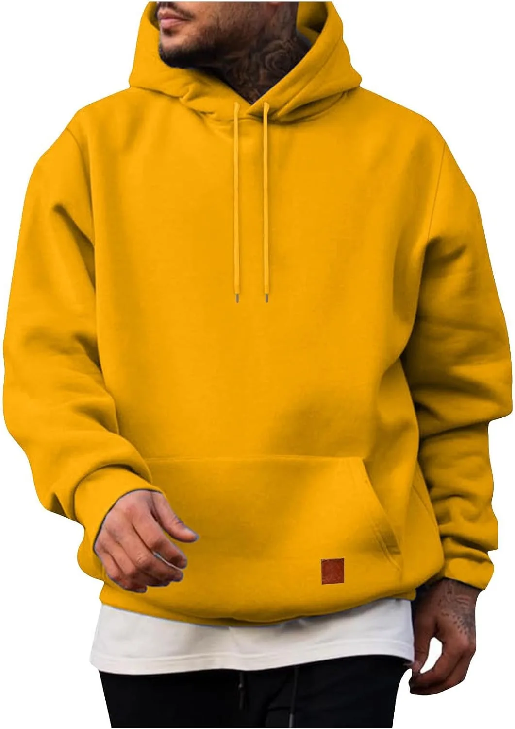 Мужская повседневная худи loose soft comfy с капюшоном и карманом
Мужская повседневная худи loose soft comfy с капюшоном и карманом