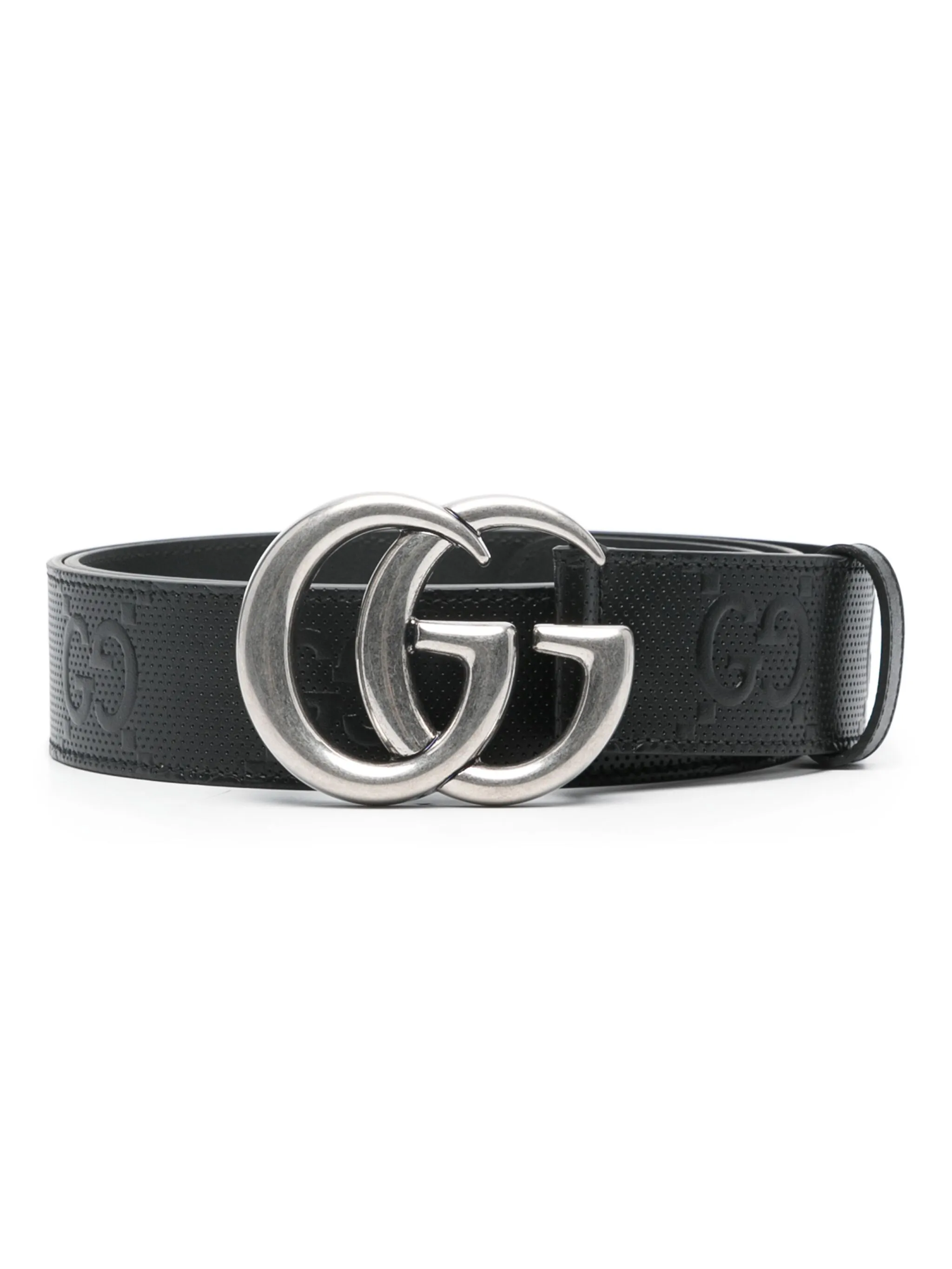 Ремень GG Marmont с тиснением Gucci, черный
Ремень GG Marmont с тиснением Gucci, черный