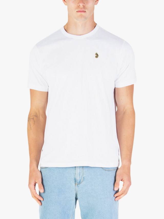 Футболка Traff Cotton с коротким рукавом и круглым вырезом LUKE 1977, White
Футболка Traff Cotton с коротким рукавом и круглым вырезом LUKE 1977, White