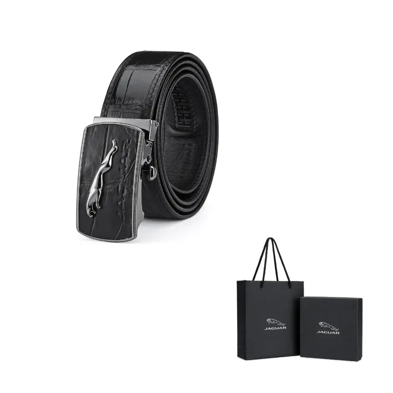JAGUAR Мужской кожаный ремень из коровьей кожи шириной 3,55 см, Black
JAGUAR Мужской кожаный ремень из коровьей кожи шириной 3,55 см, Black