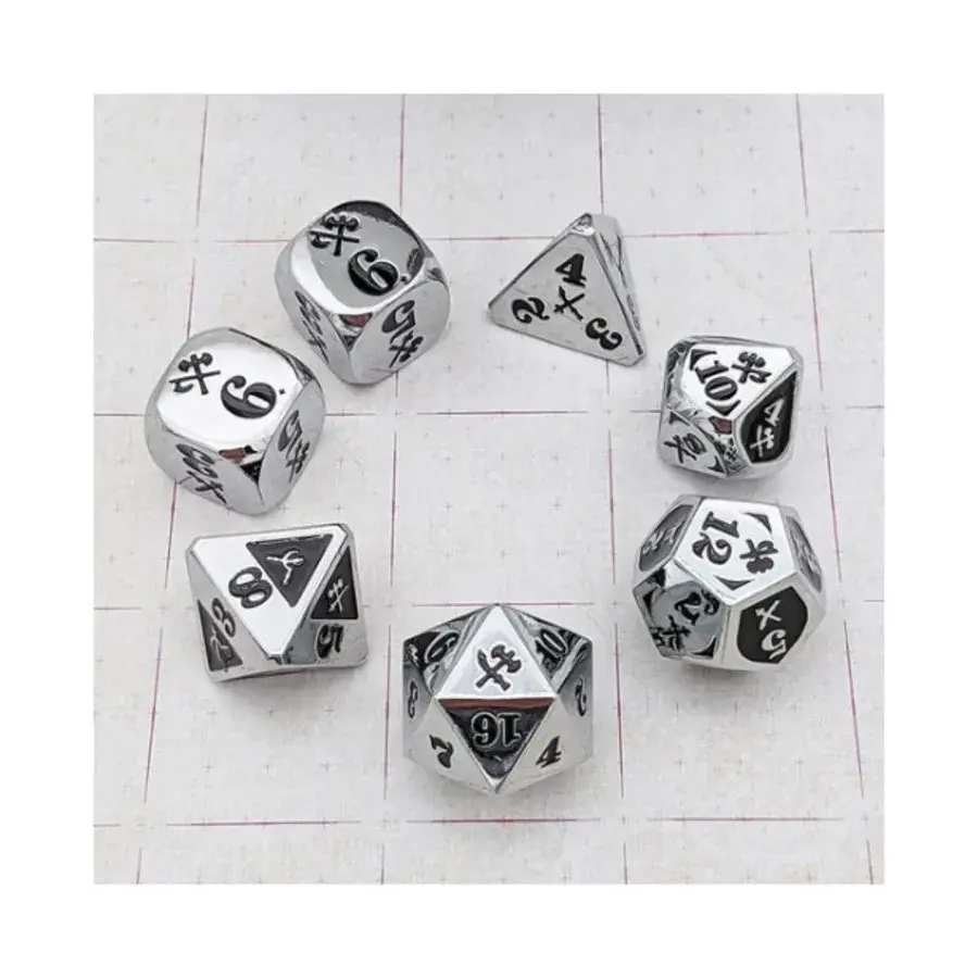 Режущий урон — металл, хром с черным (7), Damage Dice
Режущий урон — металл, хром с черным (7), Damage Dice