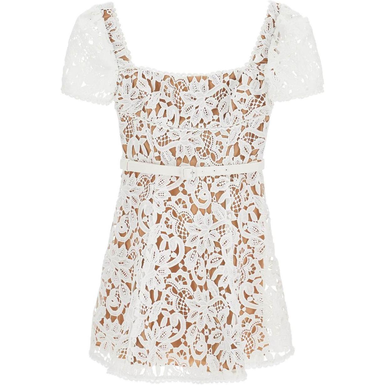 Селфи кружевное мини-платье Self-portrait белое
Селфи кружевное мини-платье Self-portrait белое