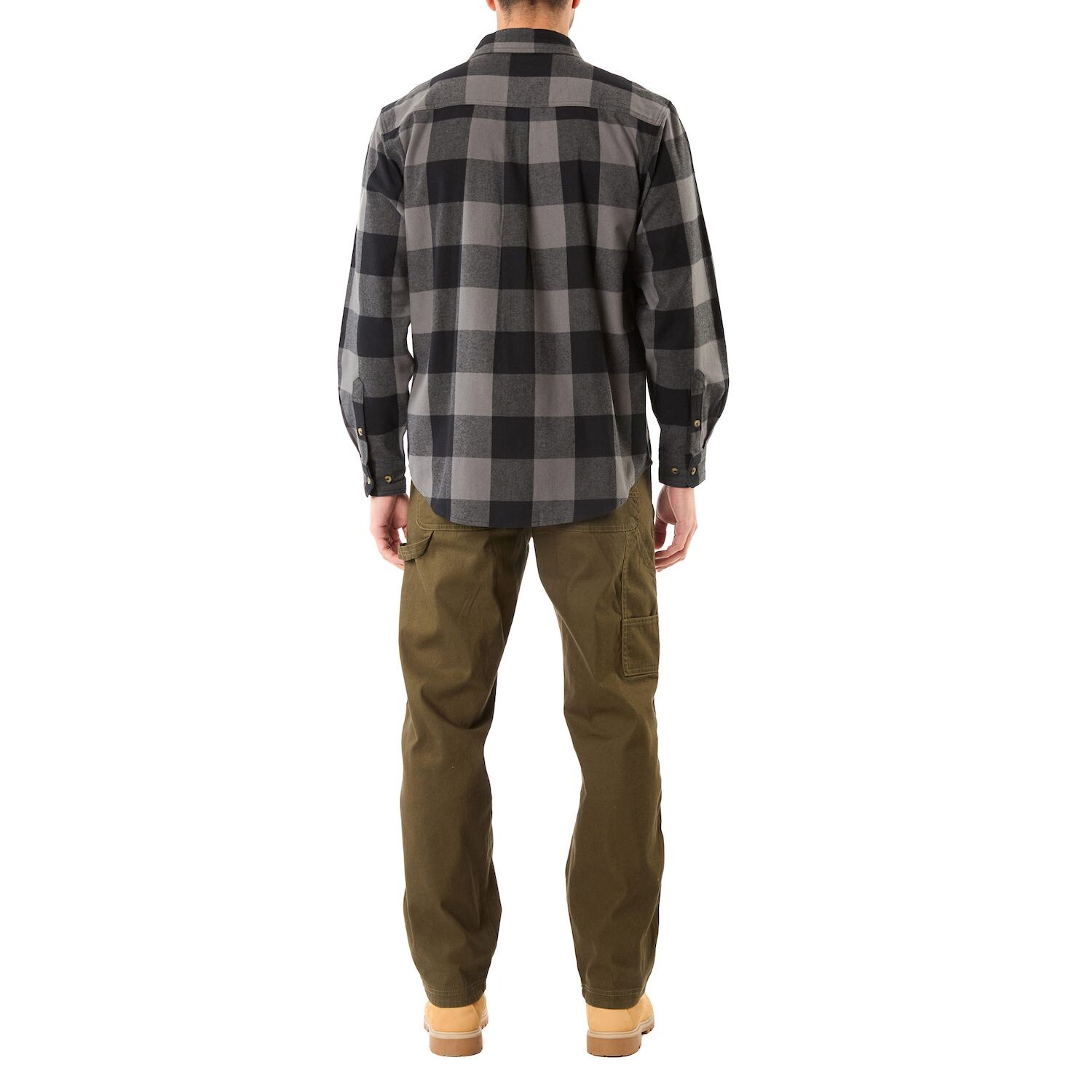 Мужские плотничьи брюки из эластичной парусины Smith's Workwear
Мужские плотничьи брюки из эластичной парусины Smith's Workwear