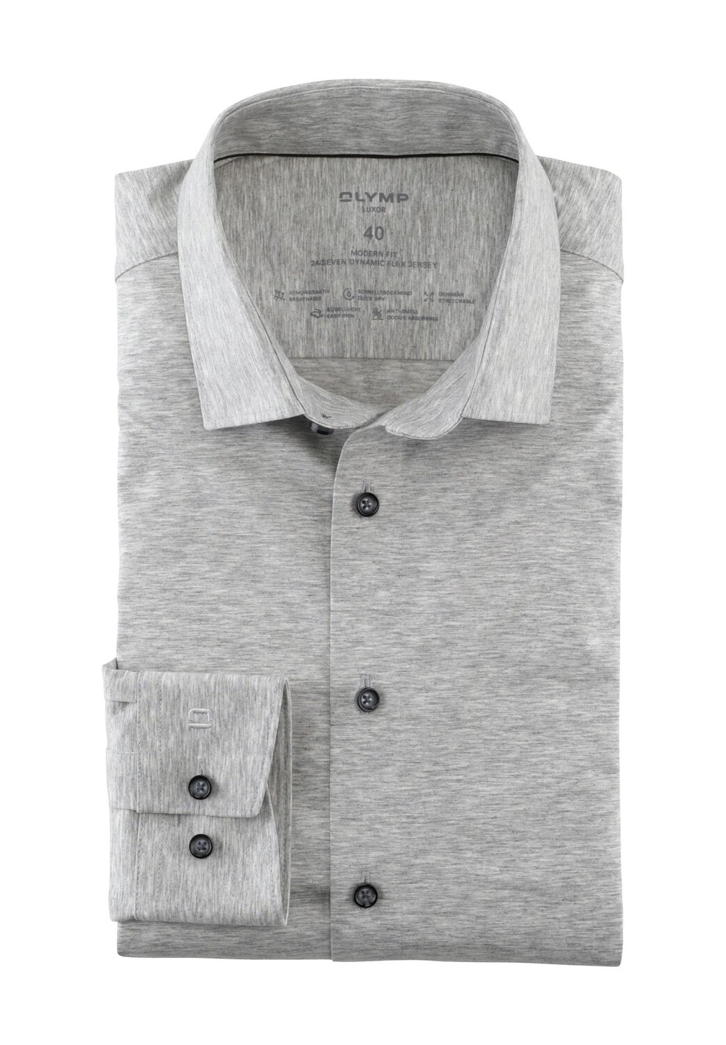 Деловая рубашка Luxor "24/Seven", современный крой, мужская OLYMP, цвет 63 Silbergrau
Деловая рубашка Luxor "24/Seven", современный крой, мужская OLYMP, цвет 63 Silbergrau