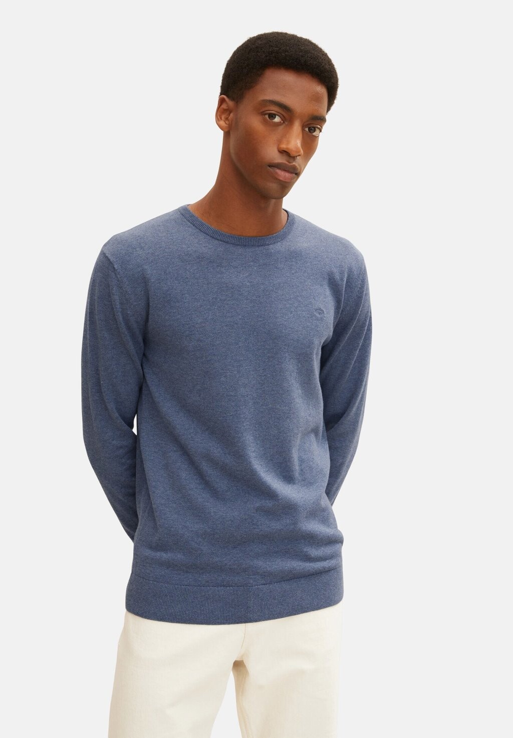 Свитер BASIC CREW NECK TOM TAILOR, винтажный синий меланж индиго
Свитер BASIC CREW NECK TOM TAILOR, винтажный синий меланж индиго