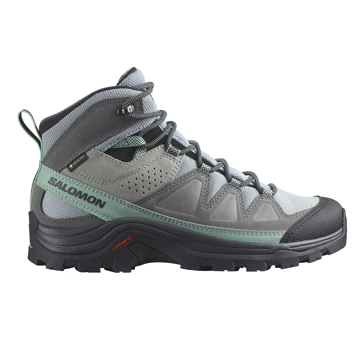 Женские походные ботинки Salomon Quest Rove GTX W, зеленый/серый
Женские походные ботинки Salomon Quest Rove GTX W, зеленый/серый