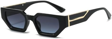 Квадратные солнцезащитные очки для женщин в винтажном стиле, мужские солнцезащитные очки «кошачий глаз», солнцезащитные очки для женщин с защитой от УФ-излучения UV400 MTZJH, Gray Blue
Квадратные солнцезащитные очки для женщин в винтажном стиле, мужские солнцезащитные очки «кошачий глаз», солнцезащитные очки для женщин с защитой от УФ-излучения UV400 MTZJH, Gray Blue