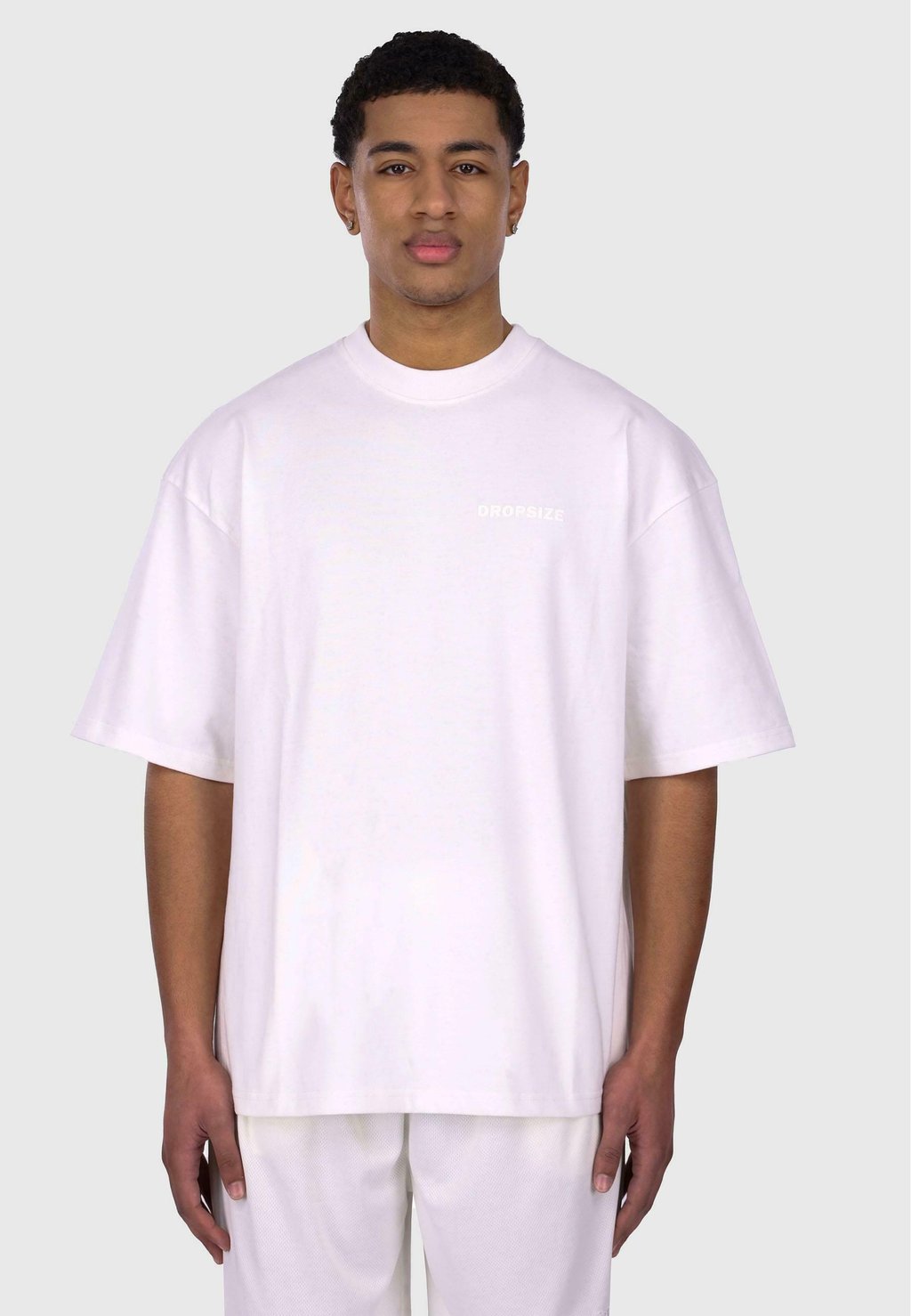 Базовая футболка SIDE Dropsize, белый 
Базовая футболка SIDE Dropsize, белый