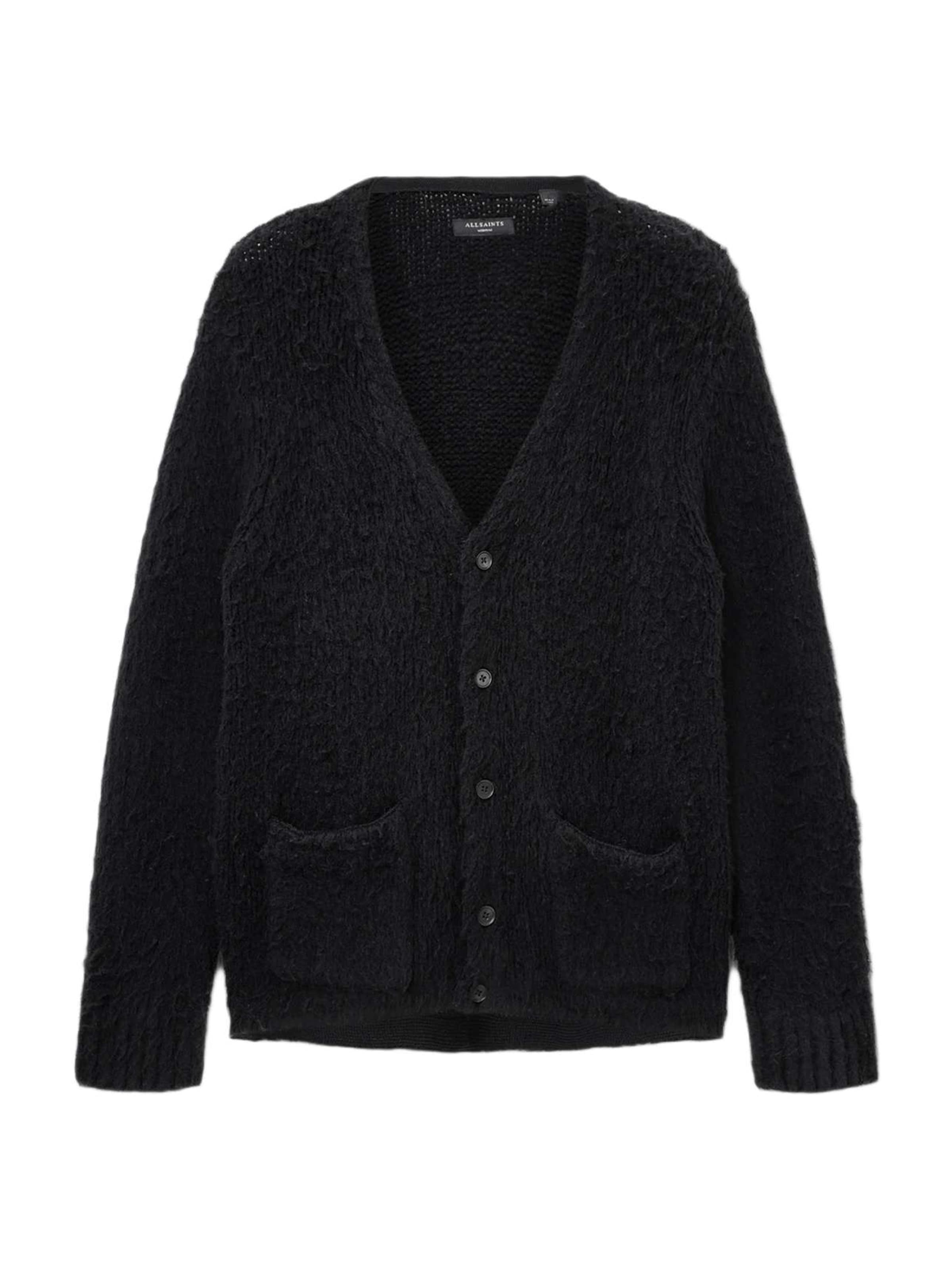 AllSaints Вязаный кардиган 'Tobie' в черном цвете
AllSaints Вязаный кардиган 'Tobie' в черном цвете