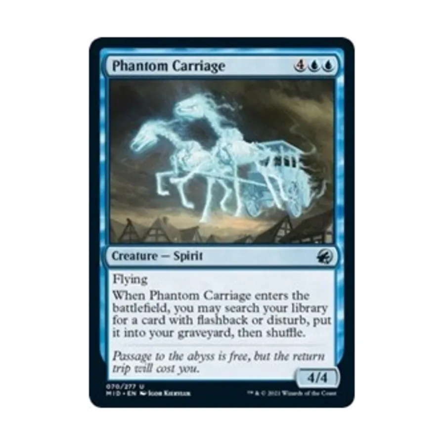 CCG Призрачная карета (U), MTG - Innistrad - Midnight Hunt
CCG Призрачная карета (U), MTG - Innistrad - Midnight Hunt
