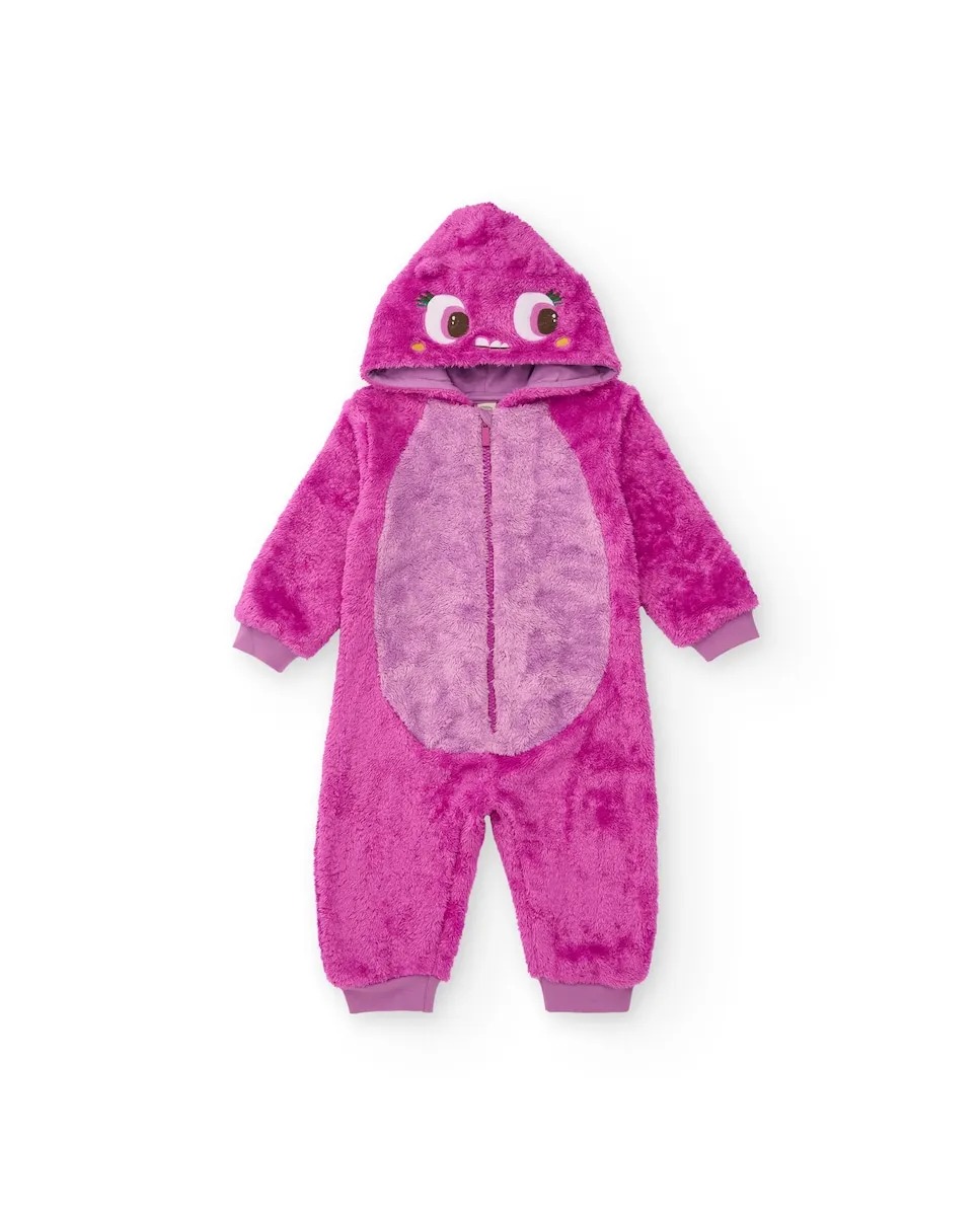 Розовый комбинезон для малыша с плюшевой текстурой и забавным капюшоном Tuc tuc
Розовый комбинезон для малыша с плюшевой текстурой и забавным капюшоном Tuc tuc