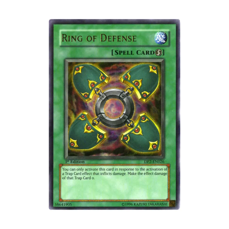 CCG Кольцо защиты (Общее), Yu-Gi-Oh - Duelist Pack - Kaiba - Singles
CCG Кольцо защиты (Общее), Yu-Gi-Oh - Duelist Pack - Kaiba - Singles