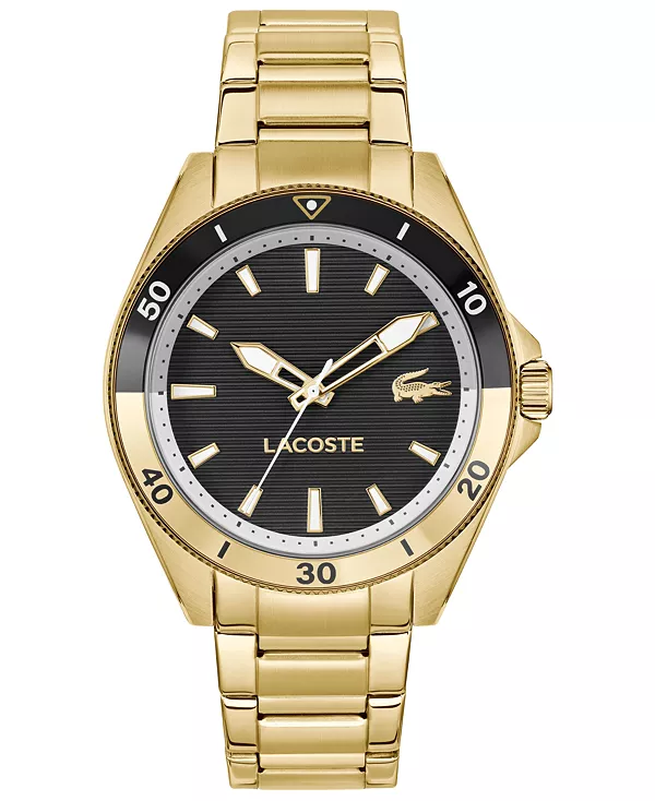 Мужские часы с золотым браслетом из нержавеющей стали, 43 мм Lacoste, gold, Позолоченный, Мужские часы с золотым браслетом из нержавеющей стали, 43 мм Lacoste, gold
Мужские часы с золотым браслетом из нержавеющей стали, 43 мм Lacoste, gold, Позолоченный, Мужские часы с золотым браслетом из нержавеющей стали, 43 мм Lacoste, gold