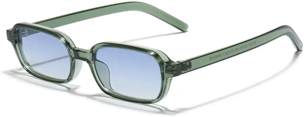 Маленькие прямоугольные солнцезащитные очки для женщин, защита от УФ-излучения UV400, модные, розовые, зеленые, для мужчин, в стиле панк HHZZYVY, Green Blue Gradient
Маленькие прямоугольные солнцезащитные очки для женщин, защита от УФ-излучения UV400, модные, розовые, зеленые, для мужчин, в стиле панк HHZZYVY, Green Blue Gradient