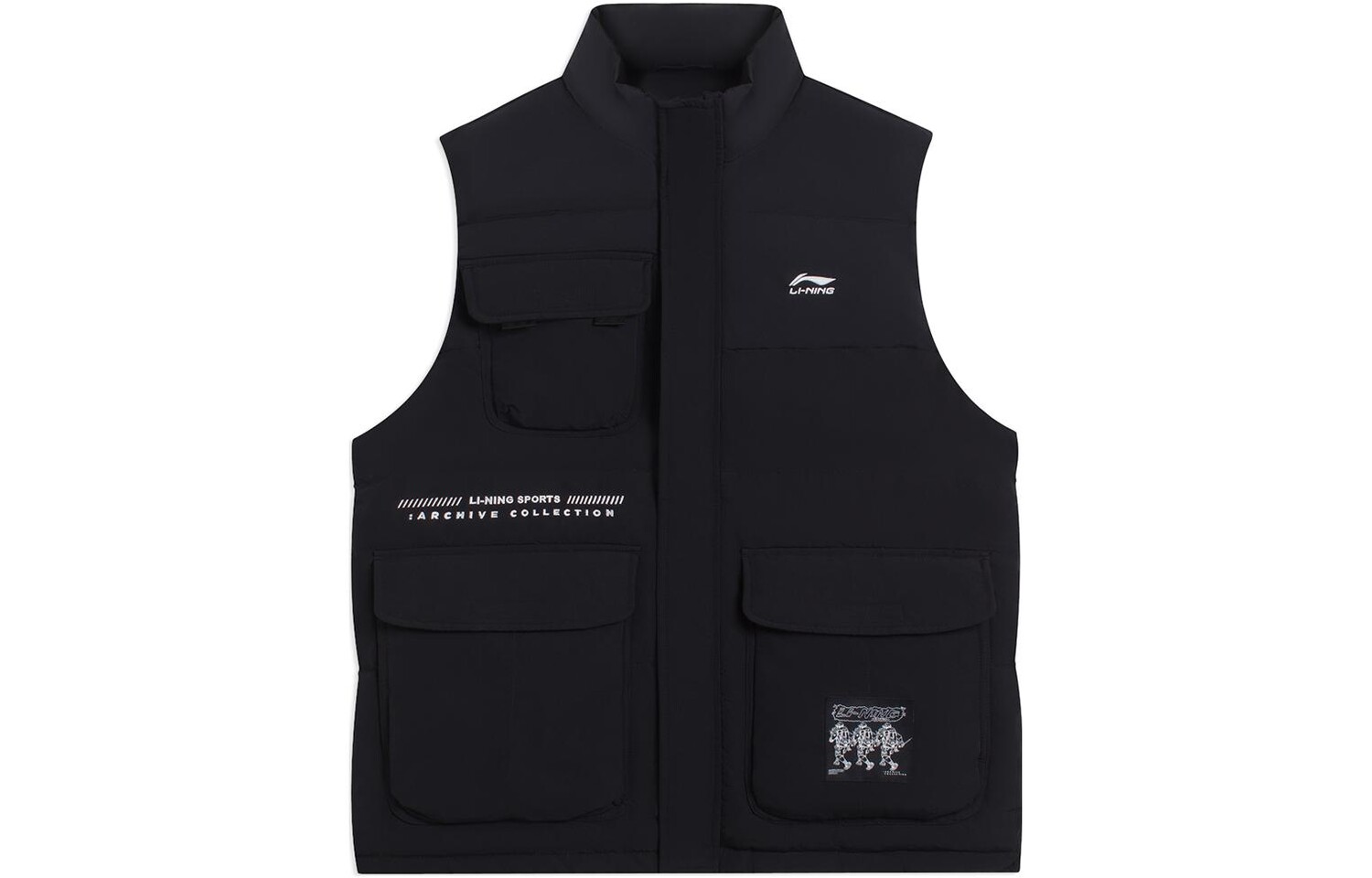 Спортивная модная коллекция жилет мужской черный Lining, черный
Спортивная модная коллекция жилет мужской черный Lining, черный