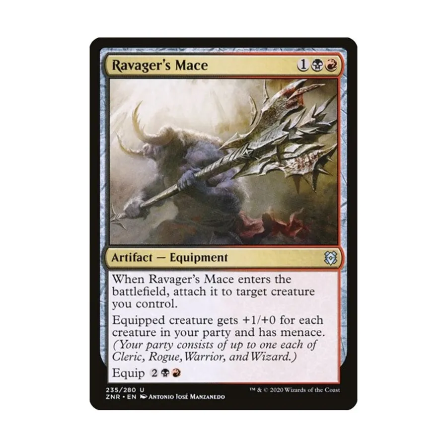 CCG Булава Опустошителя (U), MTG - Zendikar Rising 
CCG Булава Опустошителя (U), MTG - Zendikar Rising