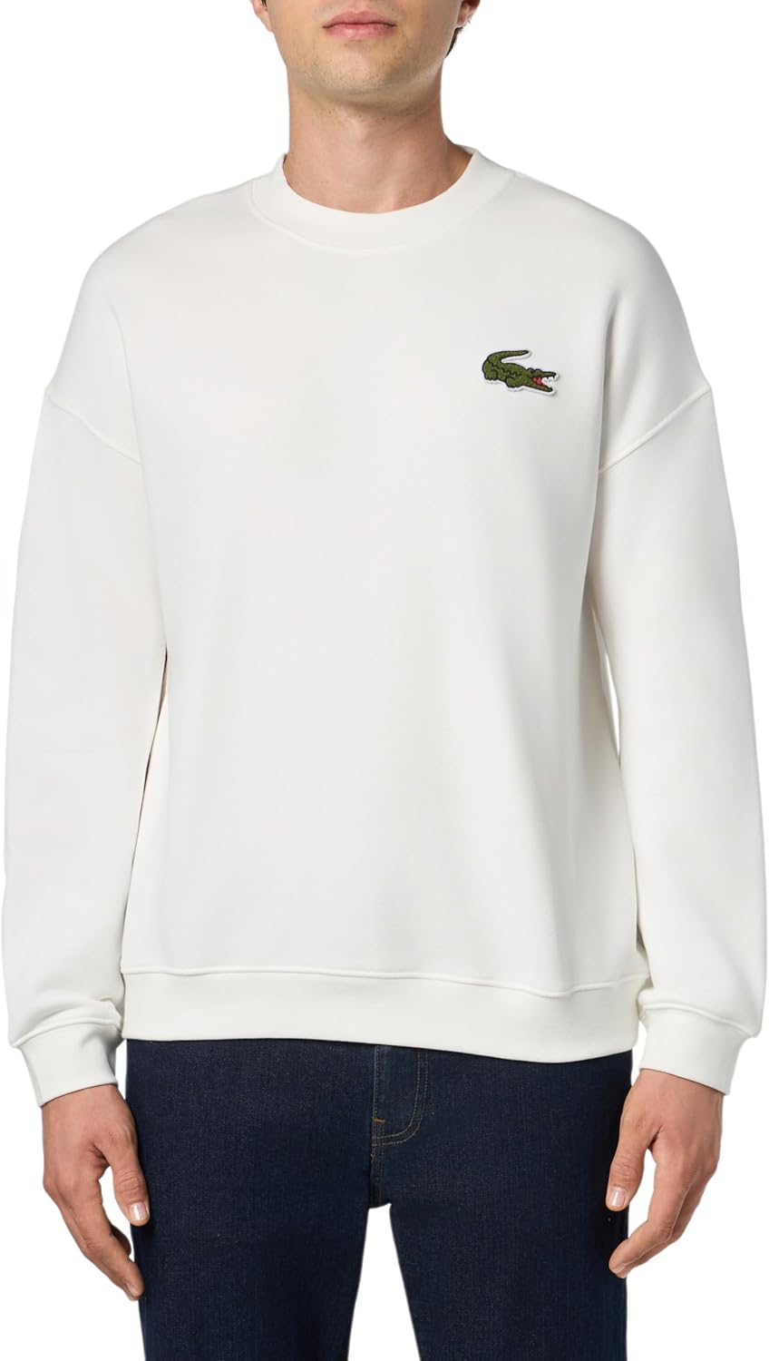 Толстовка Lacoste мужская Loose Fit с бейджем, White
Толстовка Lacoste мужская Loose Fit с бейджем, White