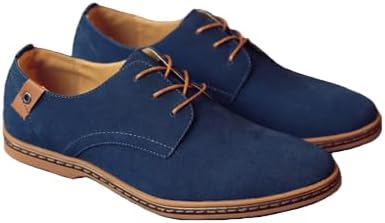 Мужские оксфорды, Комфортная мягкая кожа с высокой гибкостью, модные деловые кроссовки для работы, офиса и повседневной носки Hhhchpm, синий
Мужские оксфорды, Комфортная мягкая кожа с высокой гибкостью, модные деловые кроссовки для работы, офиса и повседневной носки Hhhchpm, синий