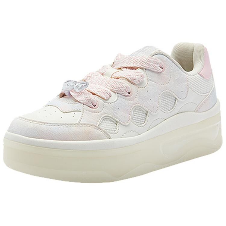 Кеды, скейтборд обувь женская низкая белый/розовый Qiaodan
Кеды, скейтборд обувь женская низкая белый/розовый Qiaodan