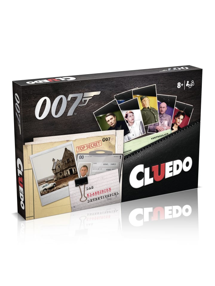 Настольная игра Cluedo James Bond Edition, немецкая, красочная
Настольная игра Cluedo James Bond Edition, немецкая, красочная