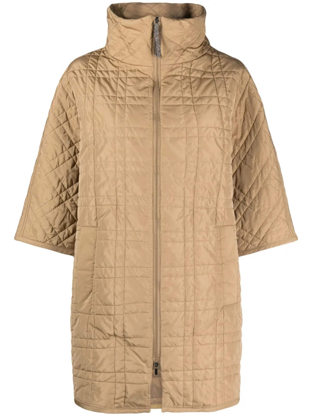 Стеганое пальто оверсайз Fabiana Filippi, коричневый
Стеганое пальто оверсайз Fabiana Filippi, коричневый