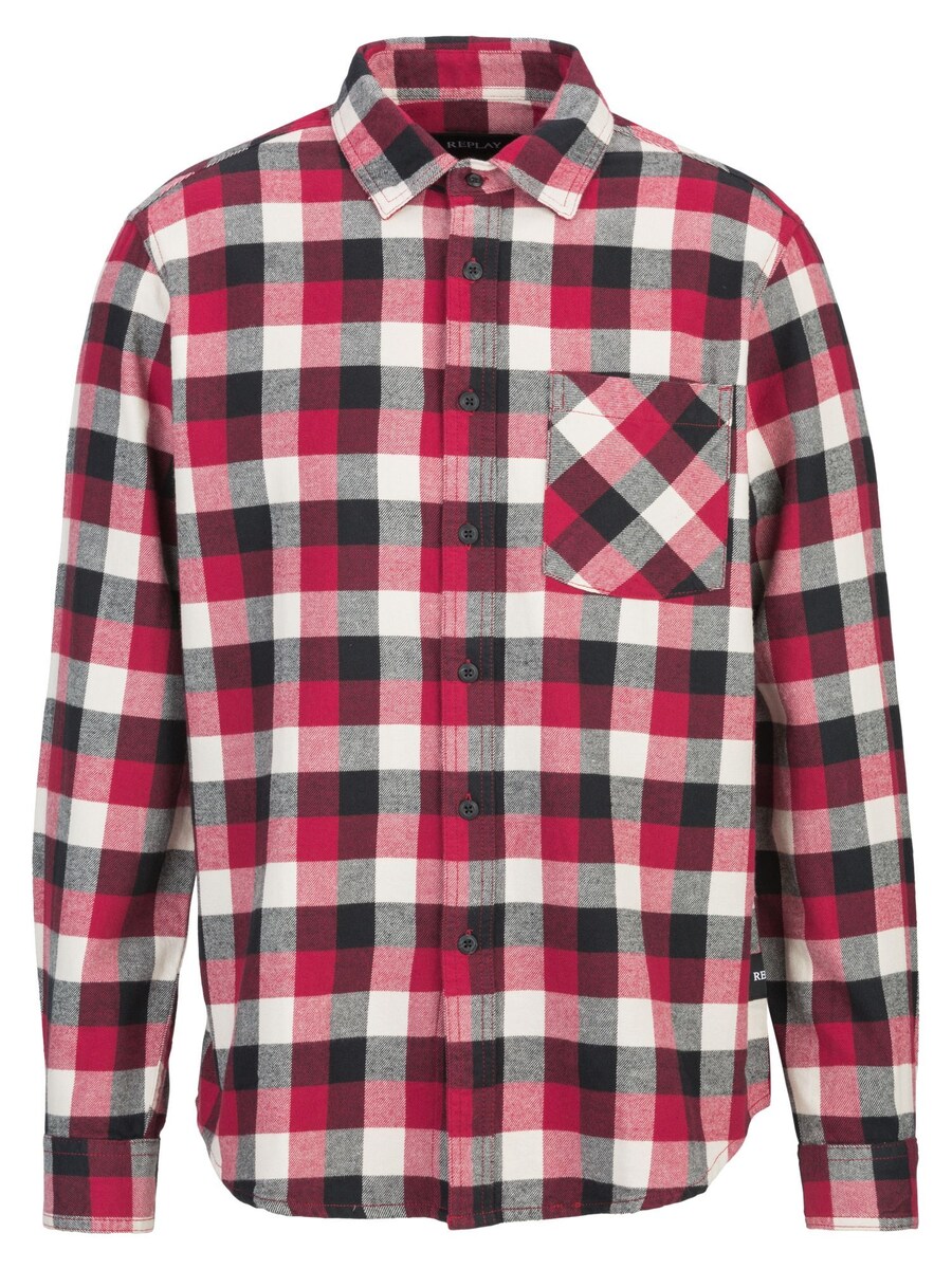 Рубашка обычного кроя на пуговицах REPLAY, цвет Grenadine 
Рубашка обычного кроя на пуговицах REPLAY, цвет Grenadine