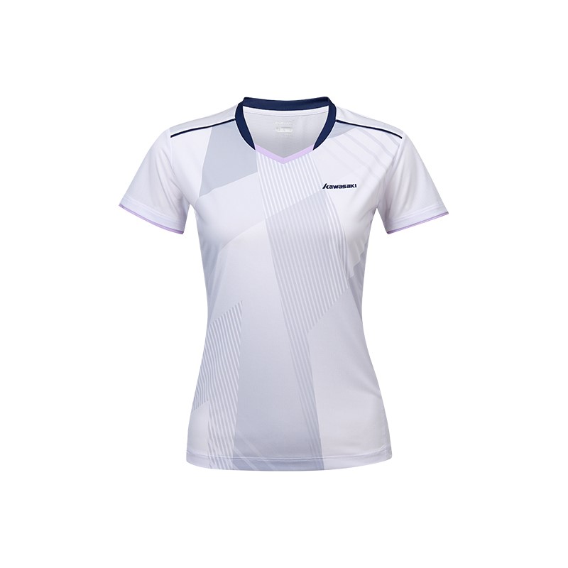 Женская бадминтонная одежда Kawasaki, бело-фиолетовая
Женская бадминтонная одежда Kawasaki, бело-фиолетовая