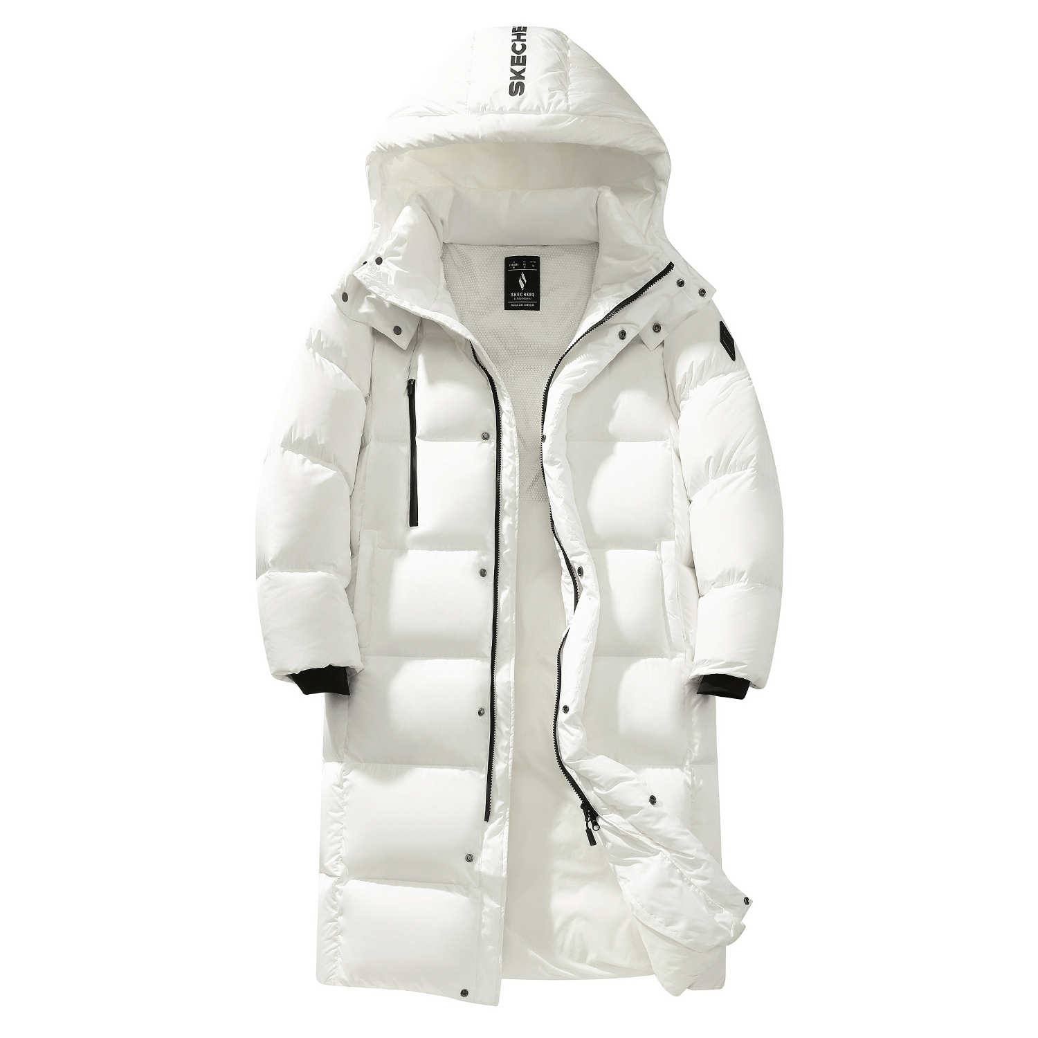 Skechers Ячжуан серия пуховик унисекс, Bright White
Skechers Ячжуан серия пуховик унисекс, Bright White