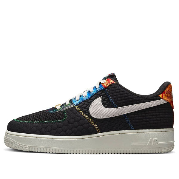Кроссовки air force 1 low '07 lv8 'multi-material' Nike, черный 
Кроссовки air force 1 low '07 lv8 'multi-material' Nike, черный