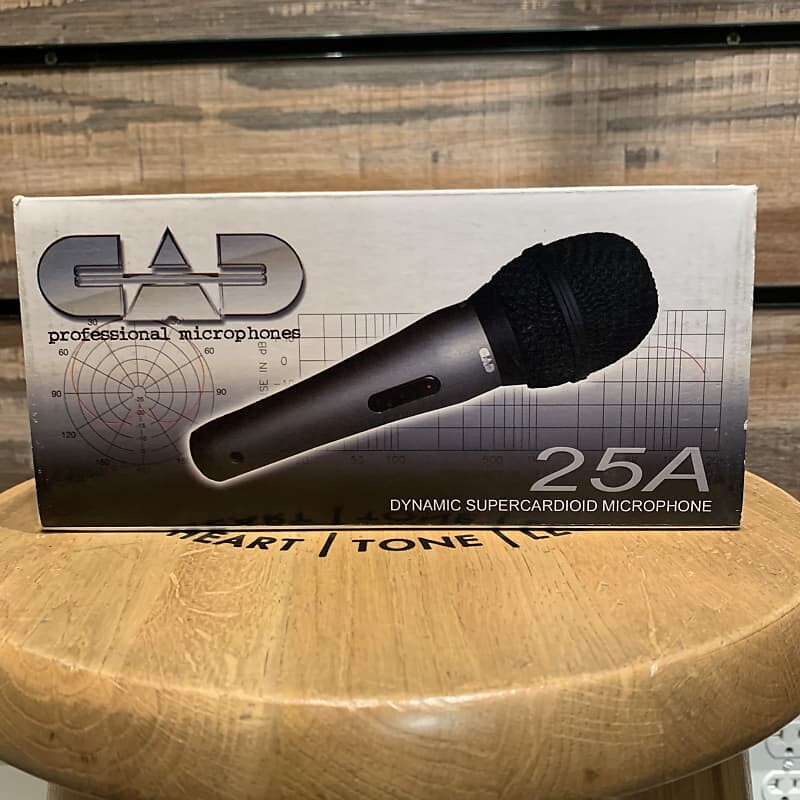 Динамический суперкардиоидный микрофон CAD CAD25A Supercardioid Handheld Dynamic MIcrophone
Динамический суперкардиоидный микрофон CAD CAD25A Supercardioid Handheld Dynamic MIcrophone