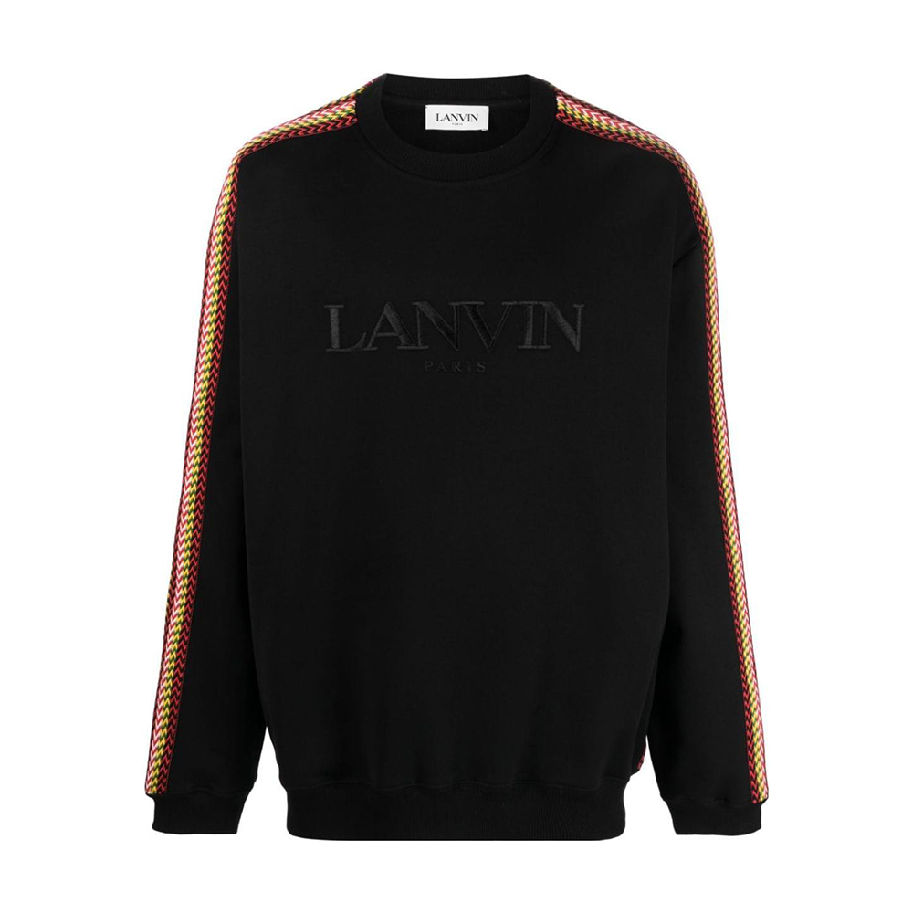 Свитшот с круглым вырезом и кружевной отделкой Lanvin, черный
Свитшот с круглым вырезом и кружевной отделкой Lanvin, черный