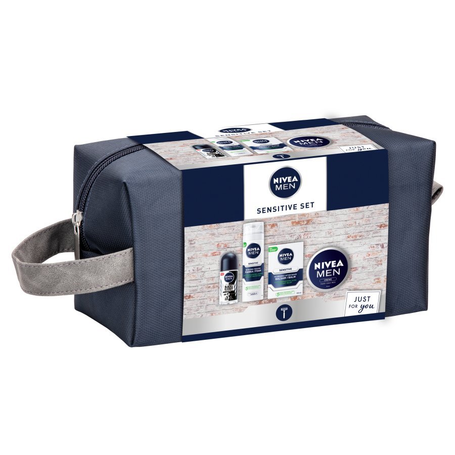 Nivea, набор Men Sensitive успокаивающая пенка 200 мл + успокаивающий бальзам 100 мл + шариковый антиперспирант 50 мл + универсальный крем 75 мл + косметичка
Nivea, набор Men Sensitive успокаивающая пенка 200 мл + успокаивающий бальзам 100 мл + шариковый антиперспирант 50 мл + универсальный крем 75 мл + косметичка
