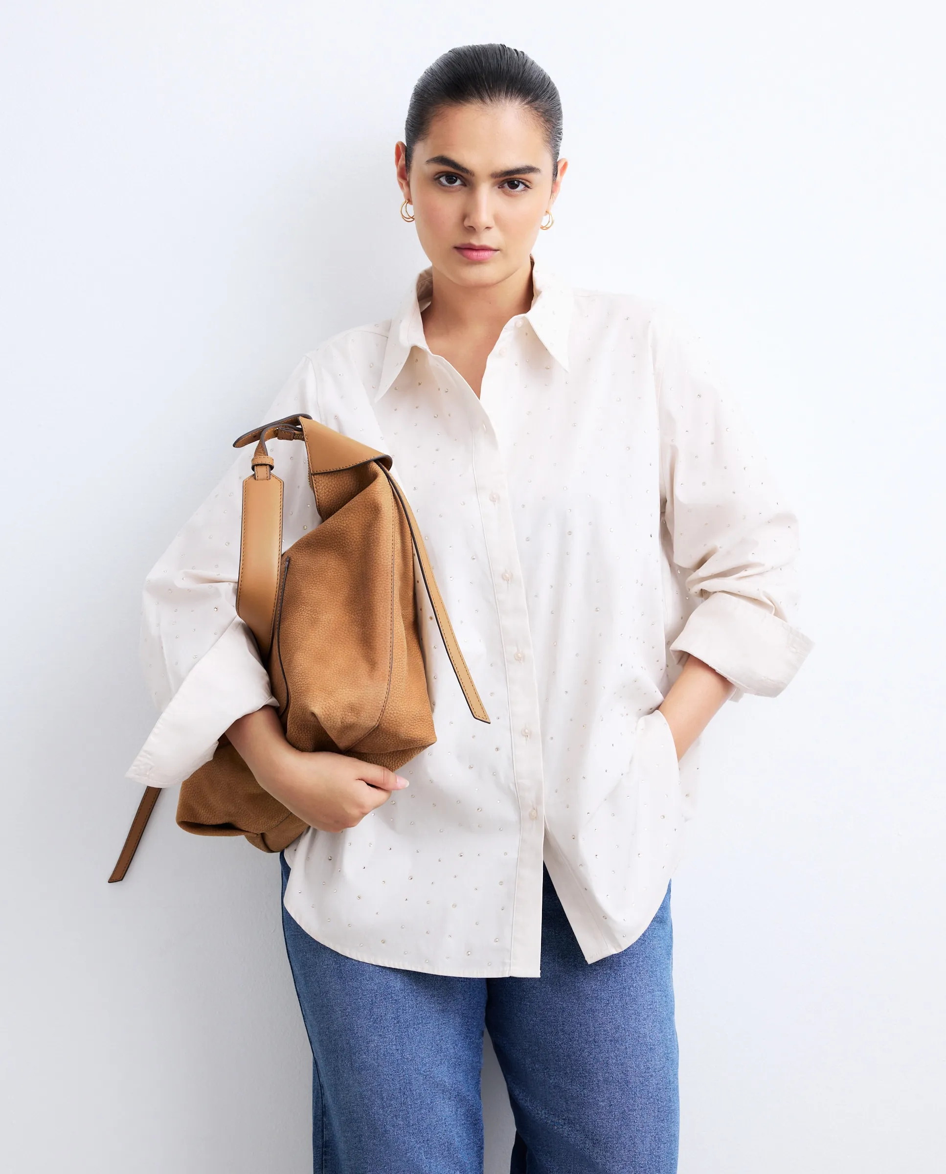 Женская однотонная рубашка с длинным рукавом Couchel, серо-голубой
Женская однотонная рубашка с длинным рукавом Couchel, серо-голубой