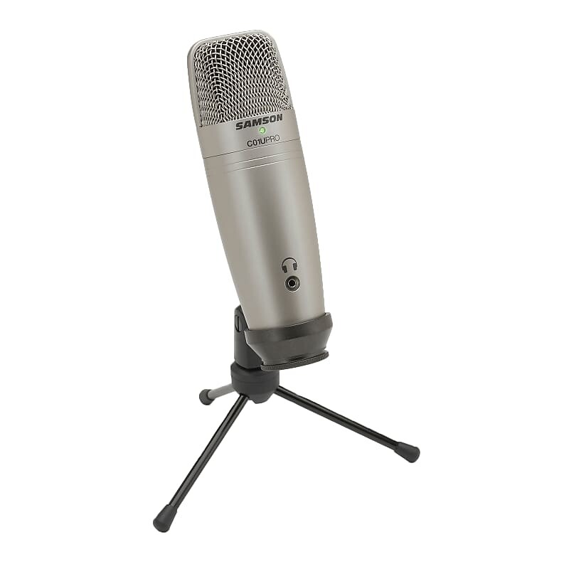 Конденсаторный микрофон Samson C01U Pro USB Microphone
Конденсаторный микрофон Samson C01U Pro USB Microphone