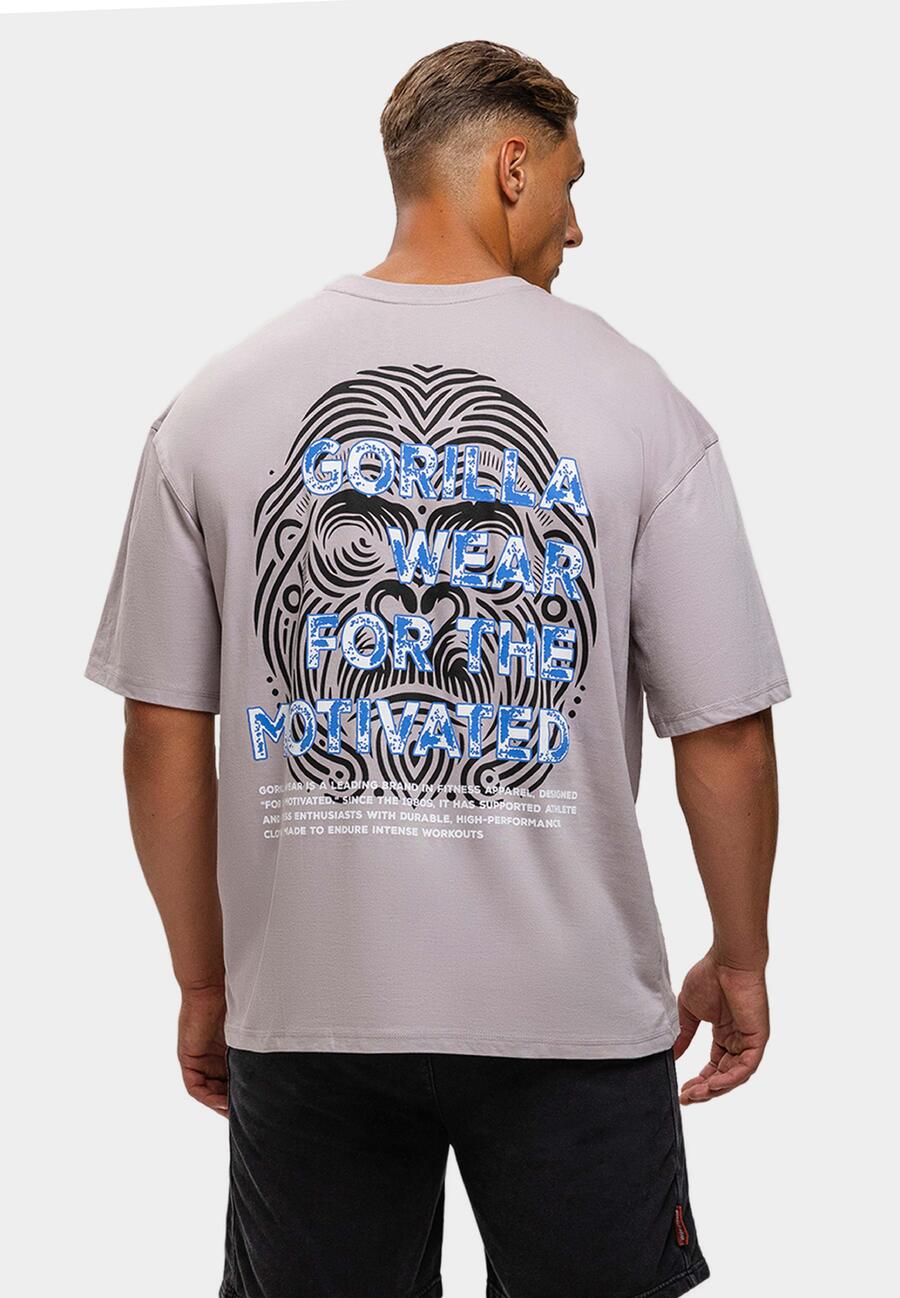 GORILLA WEAR Футболка Macon Oversize, светло-серая
GORILLA WEAR Футболка Macon Oversize, светло-серая