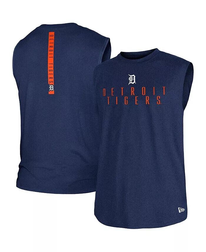 Мужская темно-синяя майка-топ Detroit Tigers Team Muscle New Era
Мужская темно-синяя майка-топ Detroit Tigers Team Muscle New Era