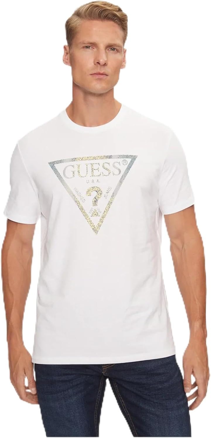 Мужская футболка Guess с коротким рукавом и разноцветными треугольниками, Pure White, Белый, Мужская футболка Guess с коротким рукавом и разноцветными треугольниками, Pure White
Мужская футболка Guess с коротким рукавом и разноцветными треугольниками, Pure White, Белый, Мужская футболка Guess с коротким рукавом и разноцветными треугольниками, Pure White