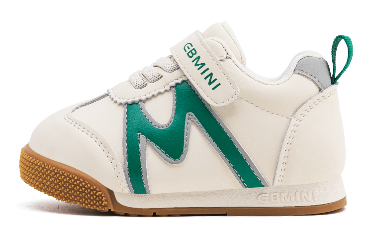 Обувь для малышей EBMINI, бежевый/зеленый 
Обувь для малышей EBMINI, бежевый/зеленый