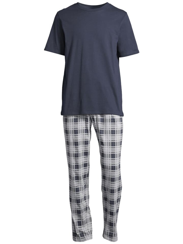 Пижама Schiesser Night & Home, цвет grau kariert/blau
Пижама Schiesser Night & Home, цвет grau kariert/blau