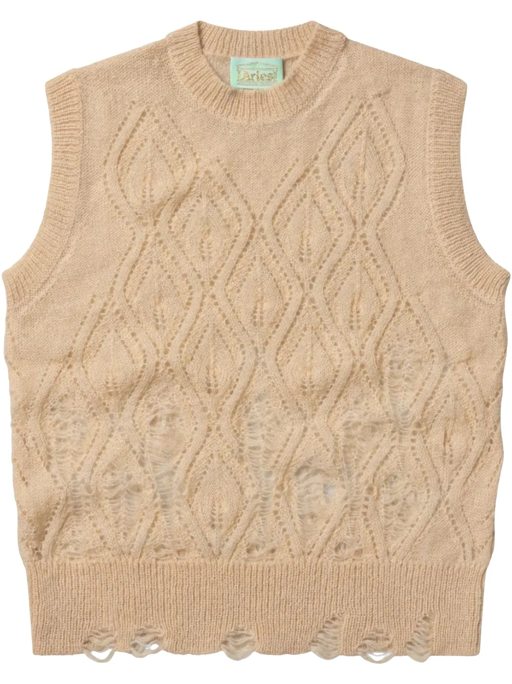 Топ с прорезями Aries, нейтральный
Топ с прорезями Aries, нейтральный