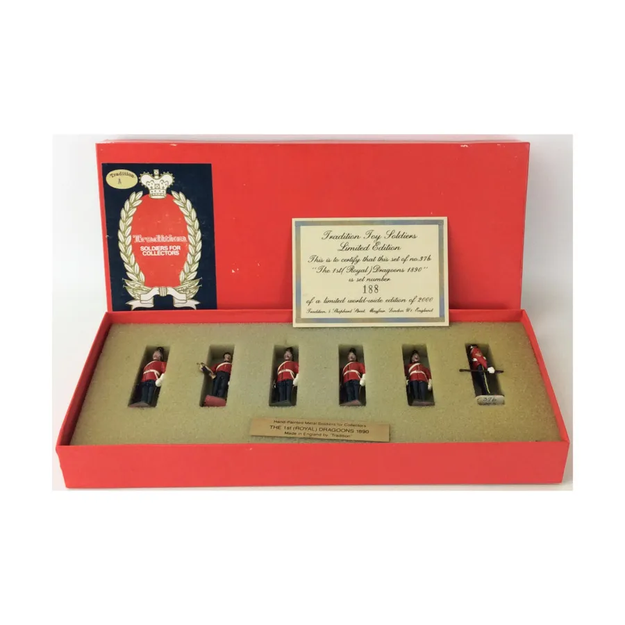 1-й (Королевский) драгунский полк, 1890 г., Historical Miniatures (Tradition of London) (54mm)
1-й (Королевский) драгунский полк, 1890 г., Historical Miniatures (Tradition of London) (54mm)