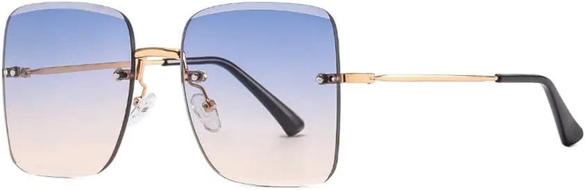 Винтажные солнцезащитные очки без оправы для женщин, модные, большие, классические, с градиентным переходом цвета, защита от ультрафиолета UV400 KTUCN, 5
Винтажные солнцезащитные очки без оправы для женщин, модные, большие, классические, с градиентным переходом цвета, защита от ультрафиолета UV400 KTUCN, 5