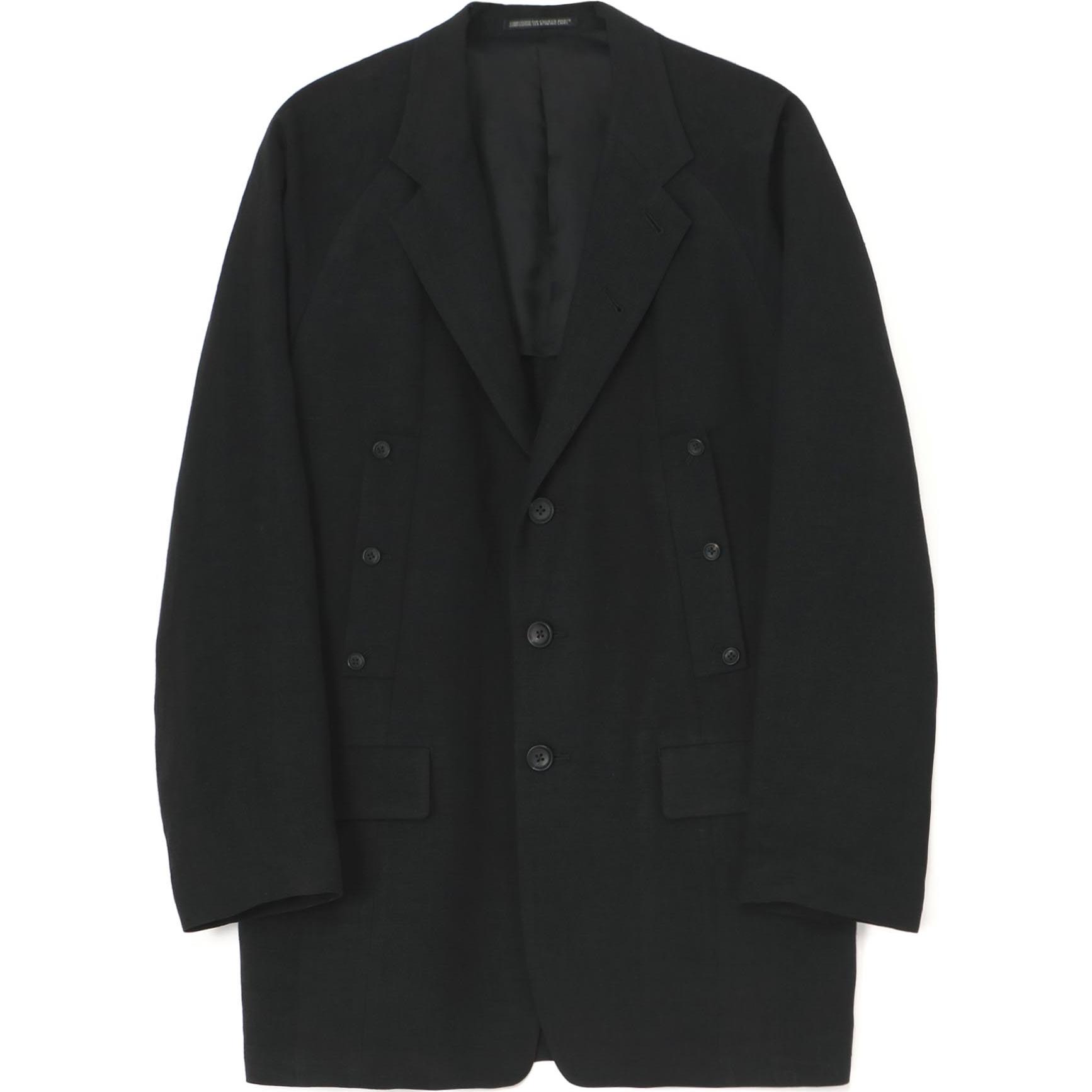 Yohji Yamamoto Мужской деловой костюм черный, Black
Yohji Yamamoto Мужской деловой костюм черный, Black