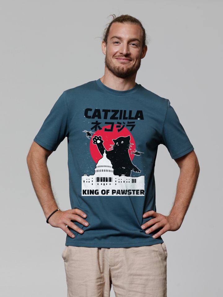 Футболка Catzilla в цвете бензин wat Apparel
Футболка Catzilla в цвете бензин wat Apparel