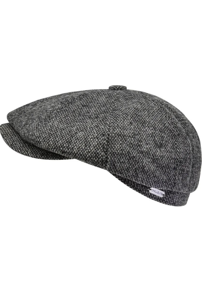 Плоская кепка для чиллаута "Ronald Hat" с удобной внутренней подкладкой Chillouts, серый 
Плоская кепка для чиллаута "Ronald Hat" с удобной внутренней подкладкой Chillouts, серый