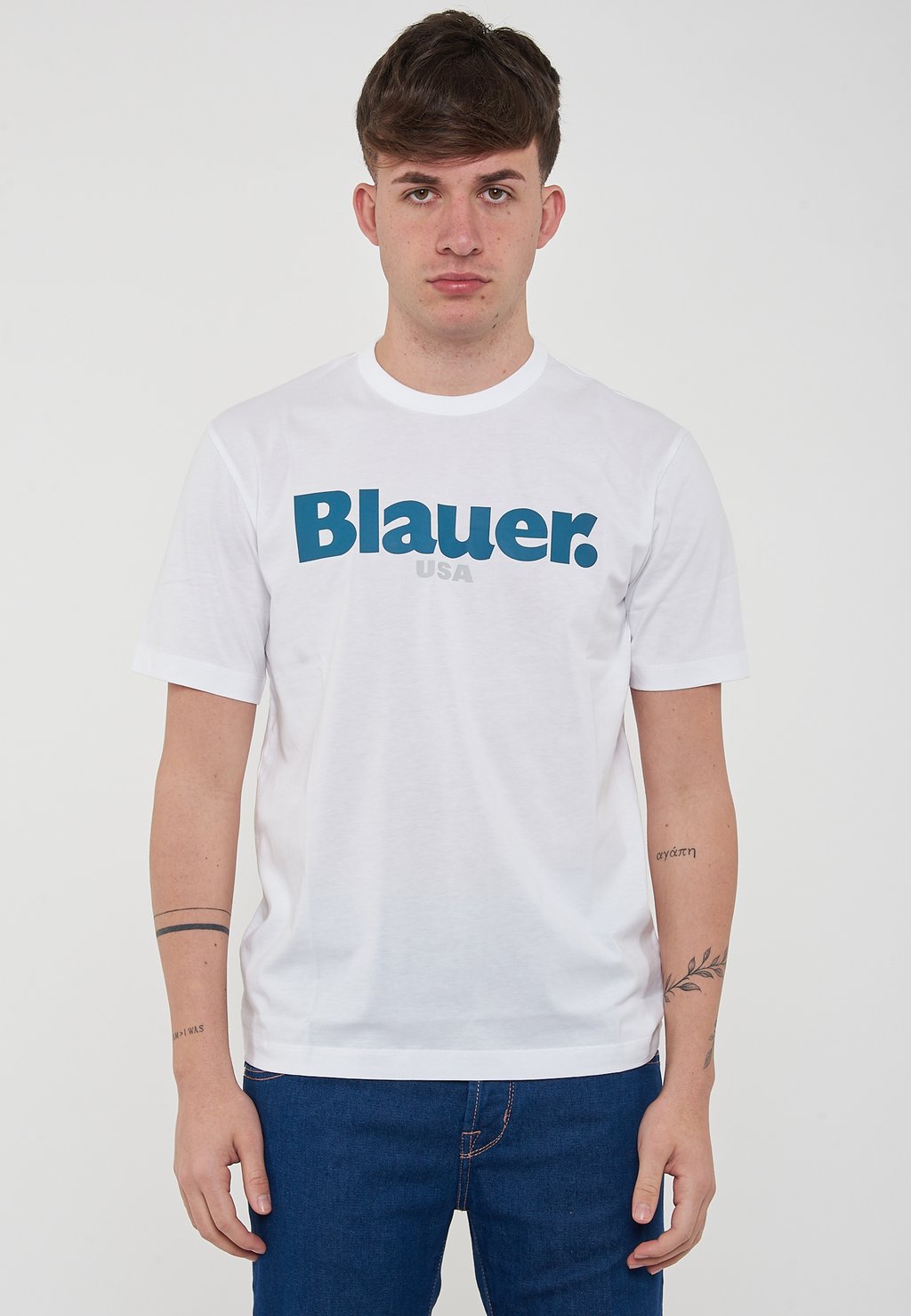 Футболка с принтом Blauer, белый
Футболка с принтом Blauer, белый